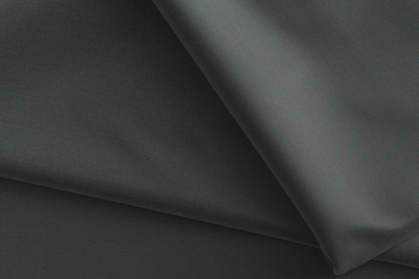 Adlantino Super 90’s Extrafine Merino Poly Wool Smoke Grey Plain Micro Suiting Fabric for Jodhpuris, Jackets, Suits & Trousers