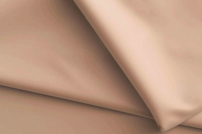 Taupe Mold Stretch High Density Giza Cotton Lycra Lining Fabric for Modern Menswear