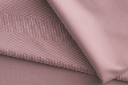 Blush Herringbone Poly Wool Super 90’s Extrafine Merino Wool Blended Suiting