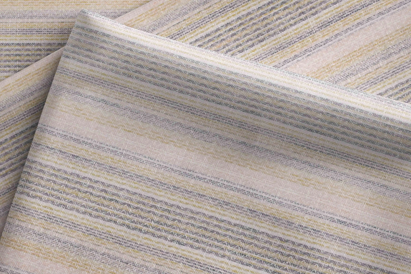 Pastel Micro-Stripe Wool–Linen