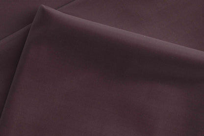 Celebs Poly-Wool Blend: 55% Extrafine Polyester, 45% Merino Wool in Chocolate Brown Micro Plain Weave for Modern Menswear