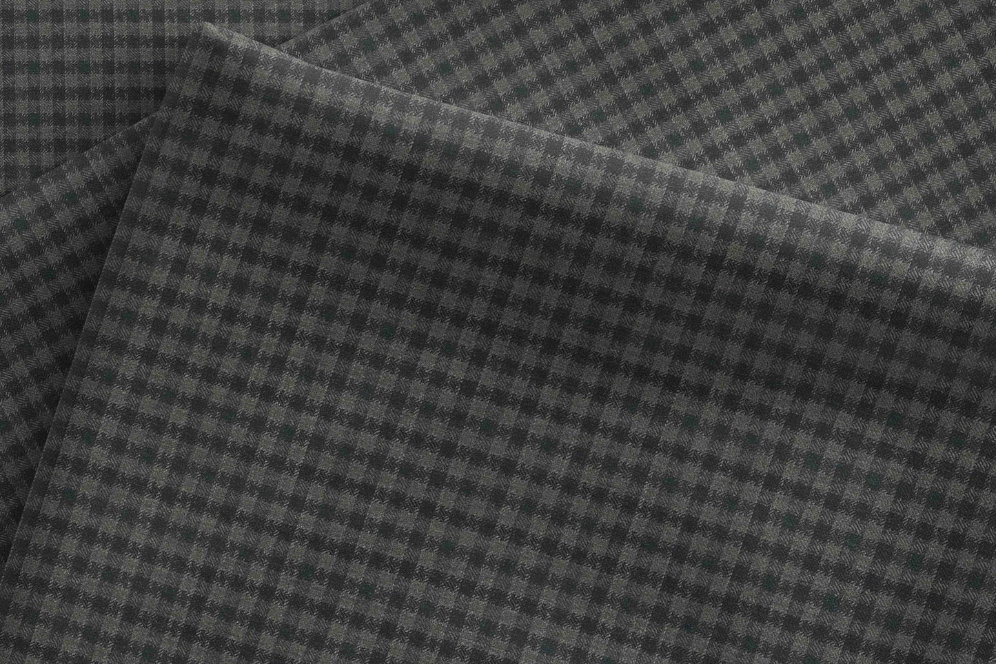 Charcoal Micro Check Super 90’s Poly Wool Suiting Fabric for Jodhpuris, Jackets and Suits.tom-murphy+1