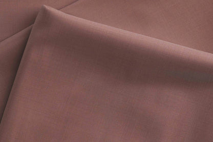 Super 130’s Australian Merino Wool Rich Clubwear Suiting – Warm Mocha Rose Poly-Wool Fabric for Jodhpuri, Koti, Jackets, Suits & Pants