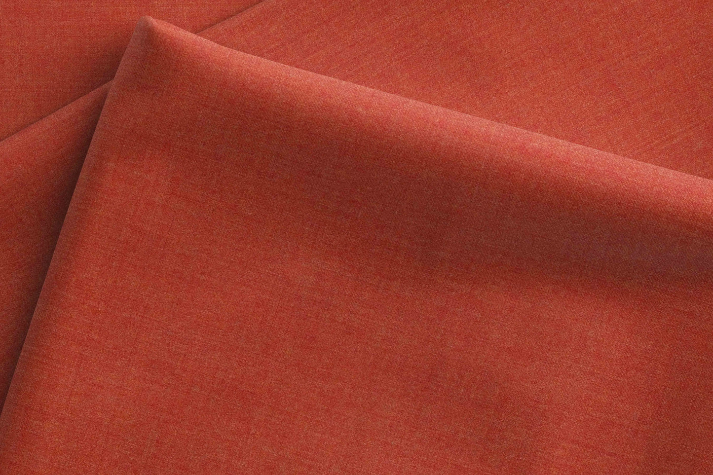 Super 130’s Wool-Rich Poly Wool Suiting by Adlantino Italy Tudor – Rust Plain Micro Structure