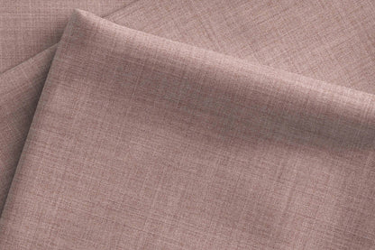 Celebs Poly-Wool Blend: 55% Extrafine Polyester, 45% Merino Wool in Taupe Micro Plain Weave for Modern Menswear