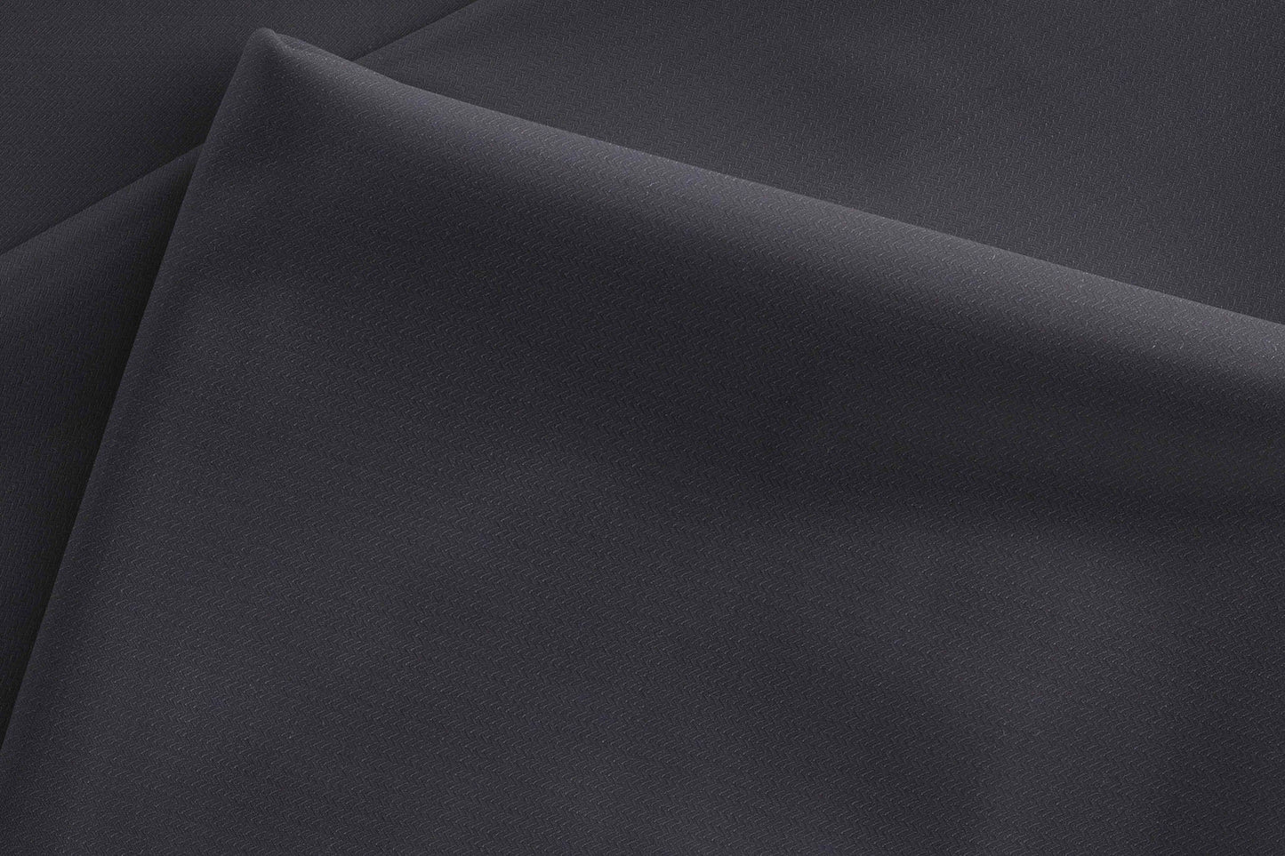 "Ambient Super 110’s Extrafine Merino Wool Black Plain Suiting by Adlantino"
