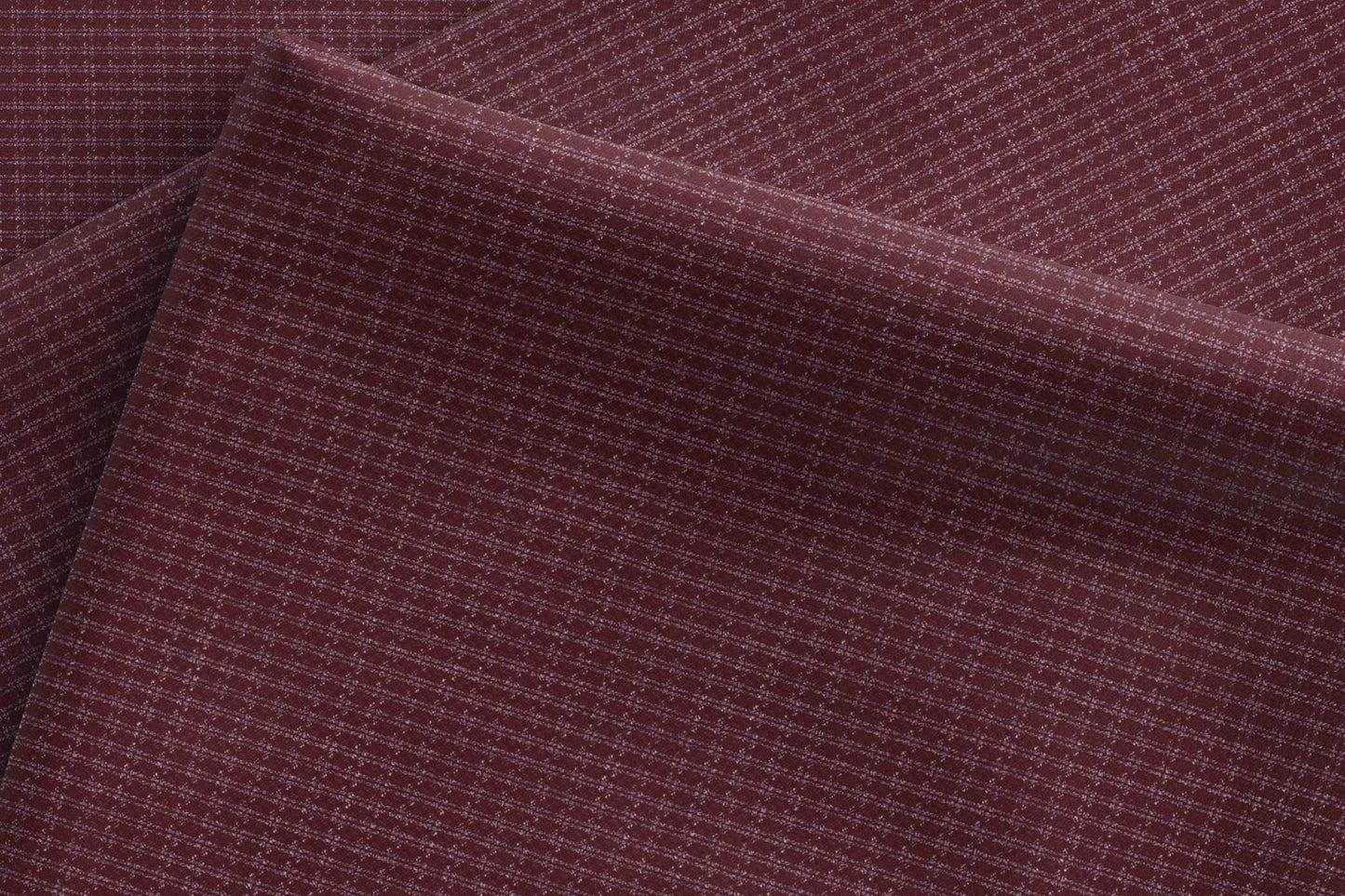 Super 90’s Adlantino Burgundy Micro-Check Poly Wool Suiting Fabric for Jodhpuris, Koti, Jackets, Suits & Pants
