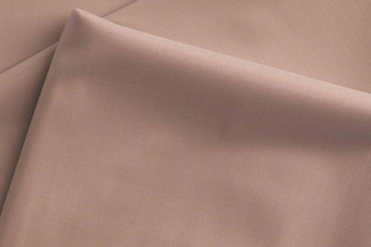 Classic Earth Brown Super 130’s Australian Merino Wool Poly Wool Suiting Fabric