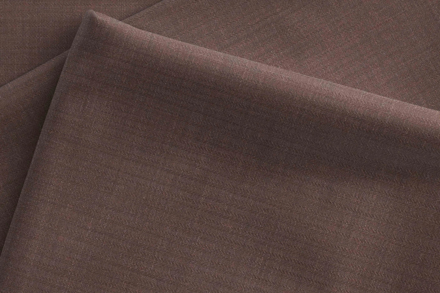"Patrick Super 120’s Extrafine Merino Wool Brown Plain Suiting"