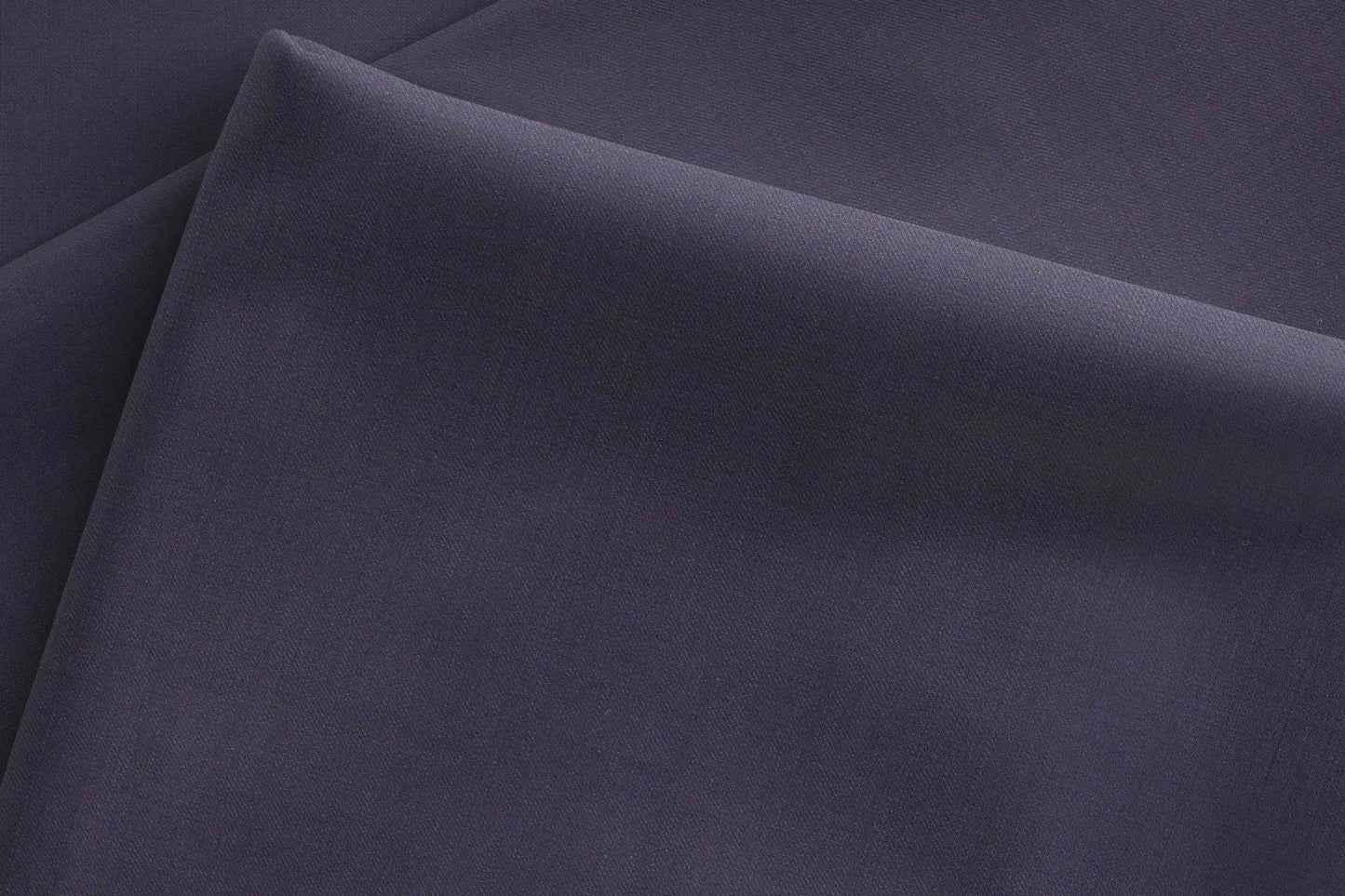 Classic Midnight Blue Super 130’s Australian Merino Wool Poly Wool Suiting Fabric