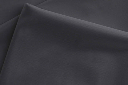Steel Grey Super 90’s Extrafine Merino Poly Wool Micro Checks Suiting Fabric for Modern Menswear