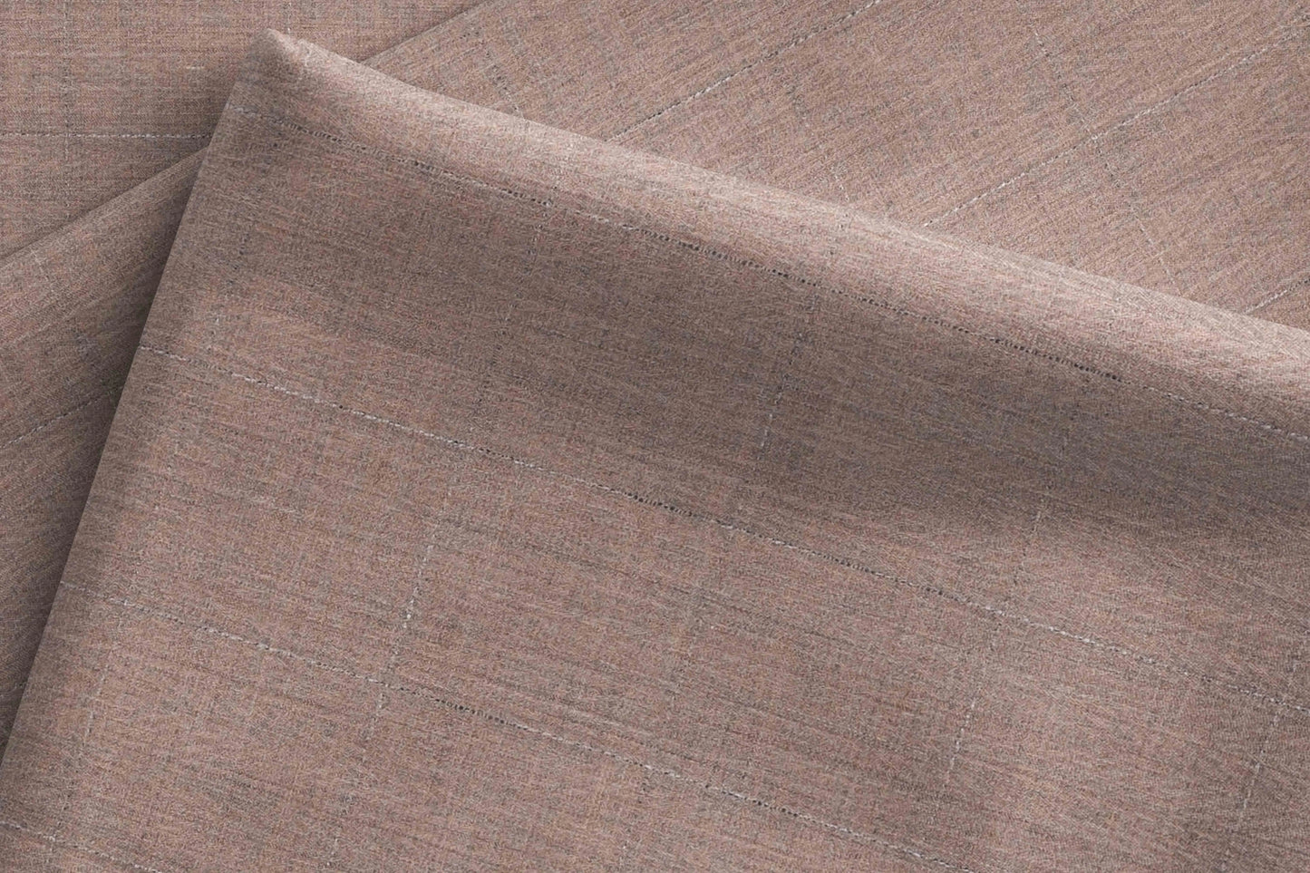 Sand Check Poly Wool Super 140’s Extrafine Merino Wool Ceremonial Suiting