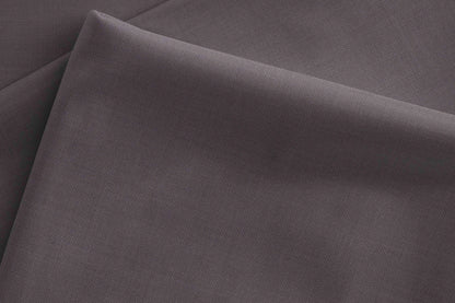 Super 130’s Extrafine Merino Wool Poly-Wool Suiting by Adlantino – Taupe Brown Contemporary Tailoring Fabric for Men.