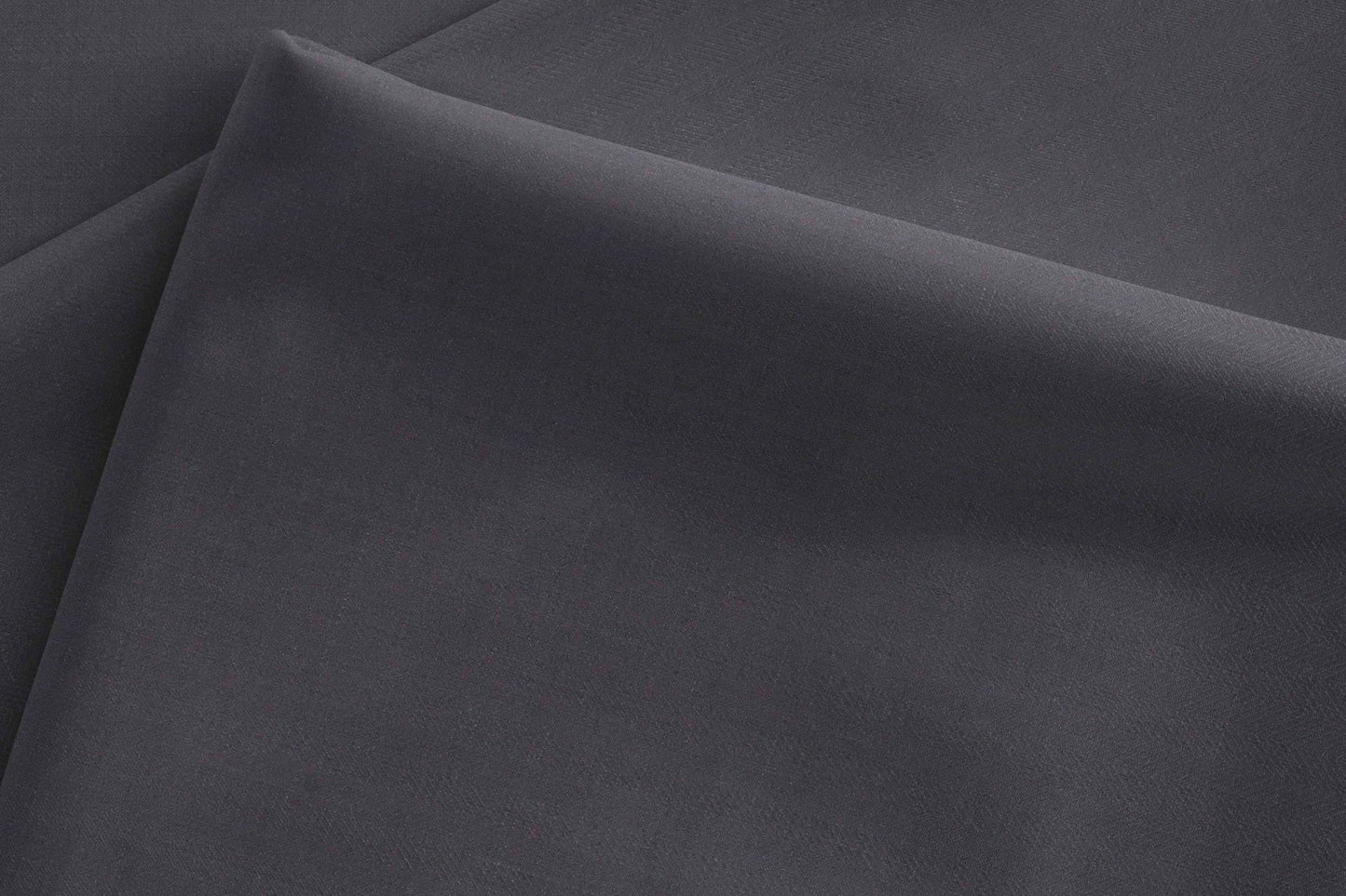 Chic Fine Merino Wool Polyester Blend Micro Plain Suiting