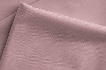 Blush Herringbone Poly Wool Super 90’s Extrafine Merino Wool Blended Suiting