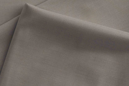Taupe Brown Super 90’s Poly Wool Suiting Fabric by Adlantino for Jodhpuri Suits, Jackets and Trousers.