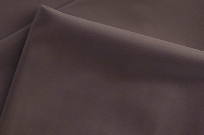 Elegant Espresso Brown Super 130’s Australian Merino Wool Poly Wool Suiting Fabric