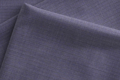 Steel Blue Super 130’s Extrafine Merino Micro Suiting Poly Wool Fabric for Modern Menswear
