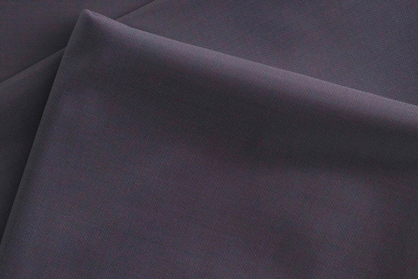 Super 130’s Extrafine Merino Wool Poly-Wool Suiting by Adlantino – Graphite Blue Modern Tailoring Fabric for Men.