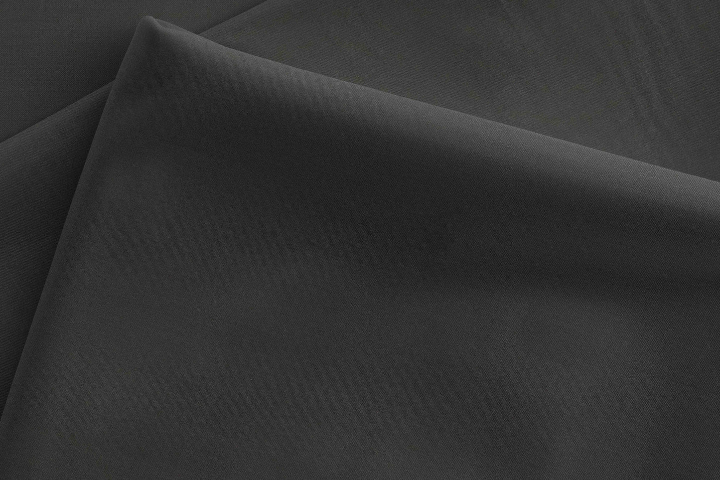 Charcoal Black Super 90’s Poly Wool Suiting Fabric by Adlantino for Jodhpuri Suits, Jackets and Trousers.