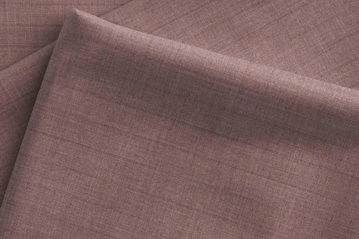 "Griefender Super 130’s Extrafine Merino Wool Taupe Plain Suiting by Adlantino"