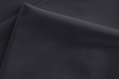 Super 130’s Extrafine Merino Wool Poly-Wool Suiting by Adlantino Turkey Glaze – Midnight Navy Premium Tailoring Fabric for Contemporary Menswear.