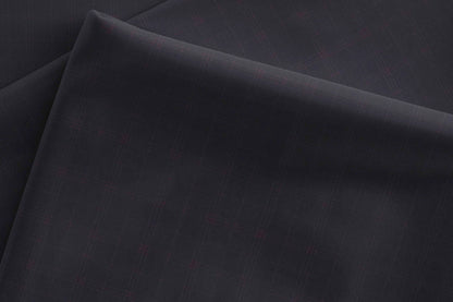 Creemar Luxurious Poly Wool Fabric – 70% Pure 120s Merino Wool & 30% Fine Polyester, Subtle Checks Pattern for Contemporary Menswear
