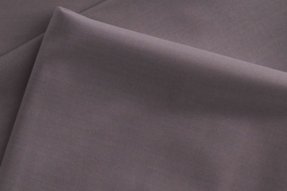 "Alpaca Super 110’s Extrafine Merino Wool Slate Grey Plain Suiting by Adlantino"