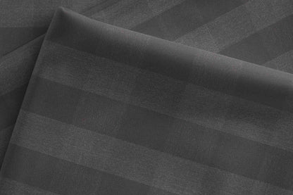 Super 90’s Extrafine Merino Wool Blended Checked Suiting – Charcoal Graphite Poly-Wool Fabric for Jodhpuri, Koti, Jackets, Suits & Pants