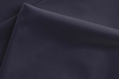 "Alpaca Super 110’s Extrafine Merino Wool Midnight Blue Plain Suiting by Adlantino England"