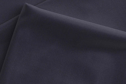 Celebs Poly-Wool Blend: 55% Extrafine Polyester, 45% Merino Wool in Classic Navy Micro Plain Weave for Modern Menswear