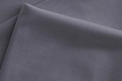 Super 130’s Extrafine Merino Wool Poly-Wool Suiting by Adlantino Turkey – Slate Blue-Grey Fine Tailoring Fabric for Modern Men.
