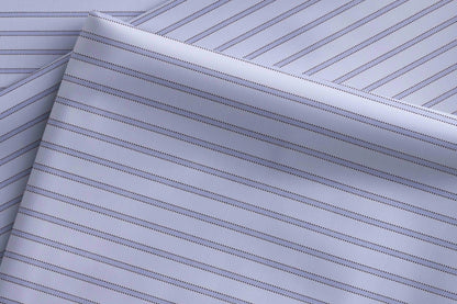 Super Ply 80’s Lining Stripe Shirting – Tessitura Monti India, Superfine Giza Cotton